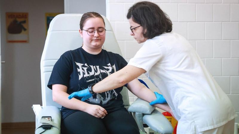 Az Eszperantó téren is szeretettel várják a véradókat!