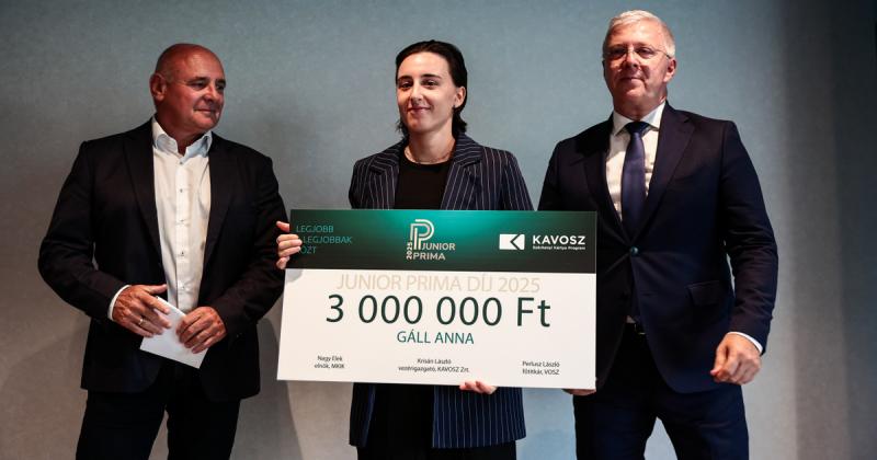 Junior Prima-díjas Gáll Anna, az Index tehetséges újságírója.